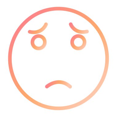 Utandırılmış modern simge vektör illüstrasyonu 