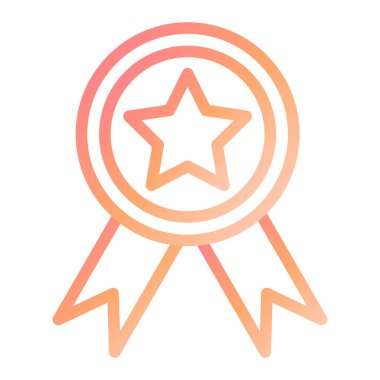 Ödül. Web simgesi vektör illüstrasyonu