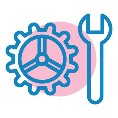 Ayarlar. Web simgesi basit tasarım