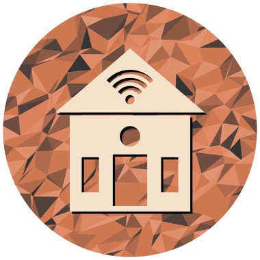 ev simgesi, vektör illüstrasyonu