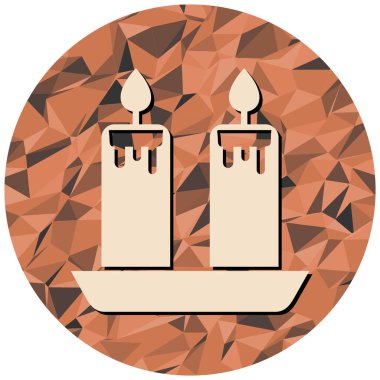 Mum. Web simgesi basit illüstrasyon