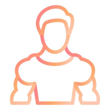 Eğitmen modern simge vektör illüstrasyonu 