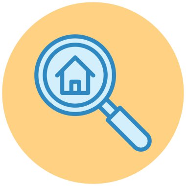 Arama simgesi vektör illüstrasyonu