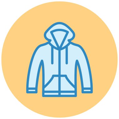 Ceket. Web simgesi basit illüstrasyon