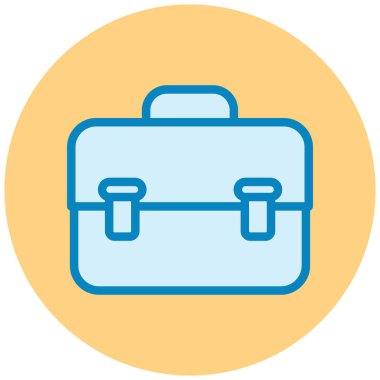 Çanta. Web simgesi basit illüstrasyon