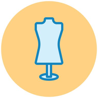 Elbise. Web simgesi basit illüstrasyon