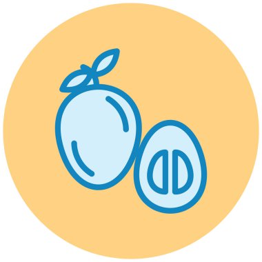 lemon. Web simgesi basit illüstrasyon