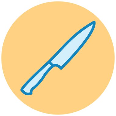 Bıçak. Web simgesi basit illüstrasyon