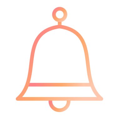 Zil. Web simgesi basit illüstrasyon