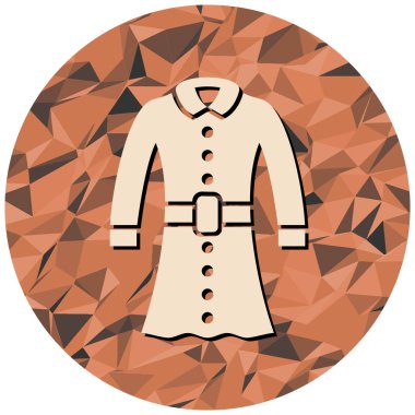 moda ceket vektör simgesi