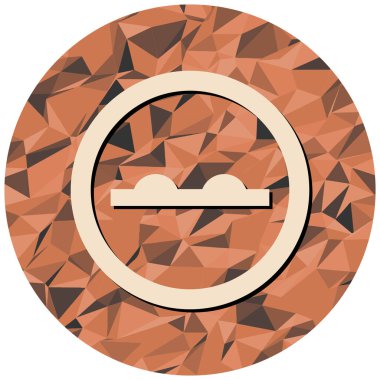 Modern yol simgesinin vektör illüstrasyonu