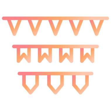 Çelenk modern ikon vektör illüstrasyonu 