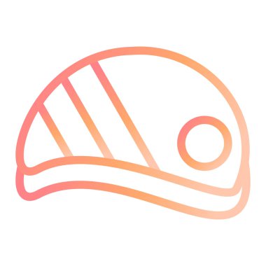 Biftek. Web simgesi basit illüstrasyon 