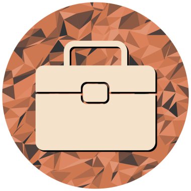 evrak çantası simgesi, vektör illüstrasyonu