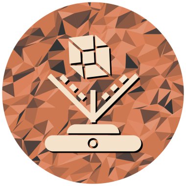 Bir oyun için arka planın vektör illüstrasyonu.