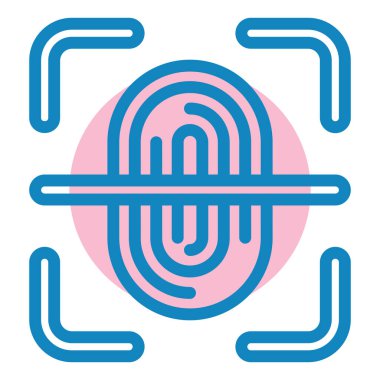 parmak izi vektör resimleme