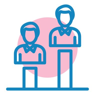 insanlar simge vektör illüstrasyonu