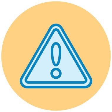 uyarı işareti simgesi, vektör illüstrasyonu