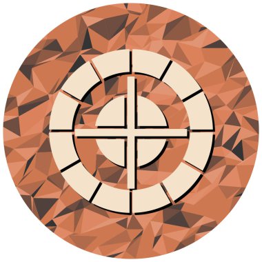 Basit vektör illüstrasyonu, web simgesi 