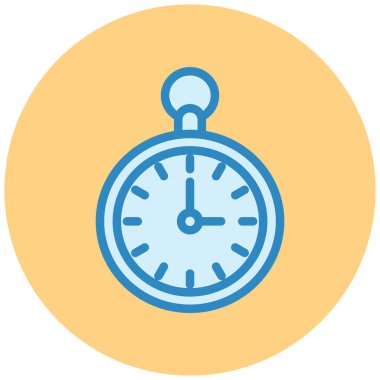 Kronometre Web simgesi basit illüstrasyon