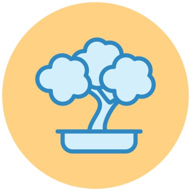 Ağaç. Web simgesi basit illüstrasyon