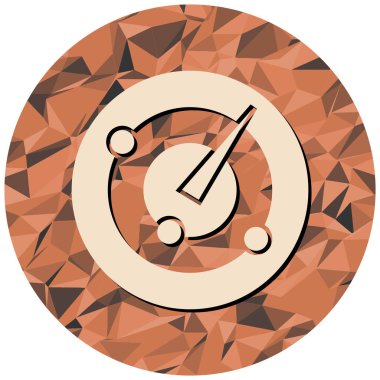 Saat simgesi vektör illüstrasyonu