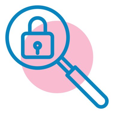 Ara. Web simgesi basit illüstrasyon