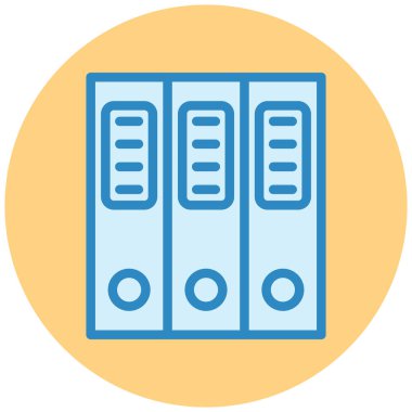 ofis dizinleri ikon vektör illüstrasyonu