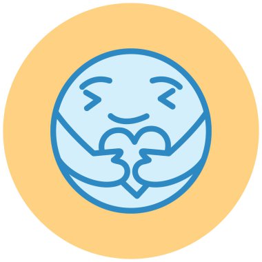 yüz simgesi vektör illüstrasyonu