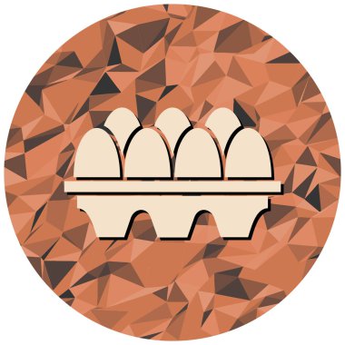 Yumurtalar, vektör simgesi modern illüstrasyon