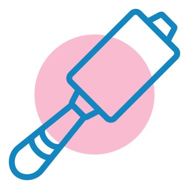 boya silindiri simgesi, vektör illüstrasyonu basit tasarım