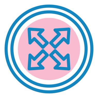 ok simgesi vektör illüstrasyonu