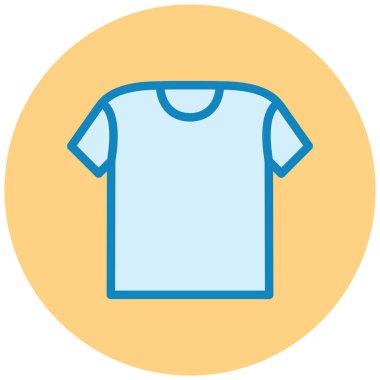 Tişört. Web simgesi basit illüstrasyon