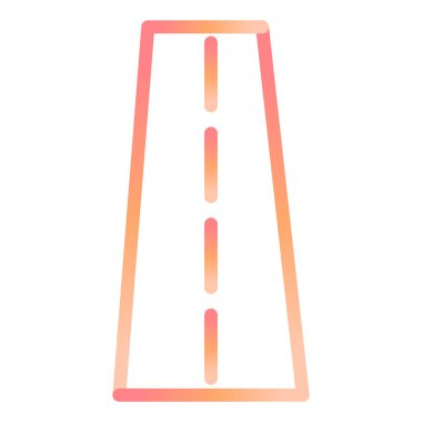 yol modern simge vektör illüstrasyonu 