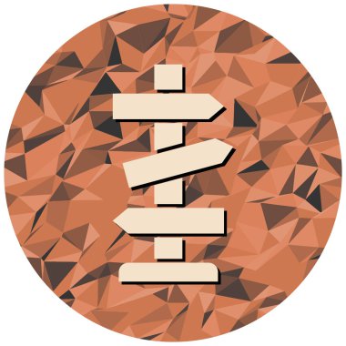 imza post simgesi, vektör illüstrasyonu basit tasarım