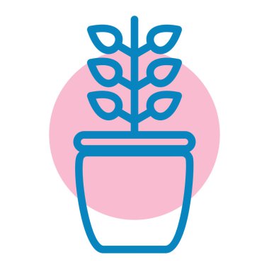 Bitki. Web simgesi basit tasarım