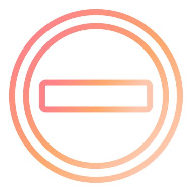 Girdi modern simge vektör illüstrasyonu yok 