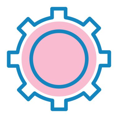 Teçhizat Web simgesi basit illüstrasyon