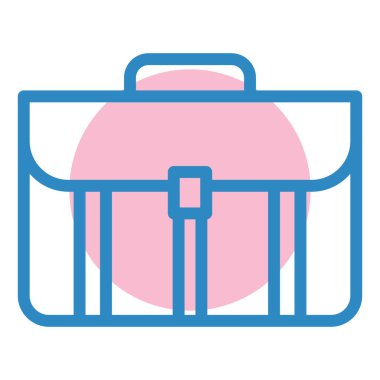 Çanta. Web simgesi basit tasarım