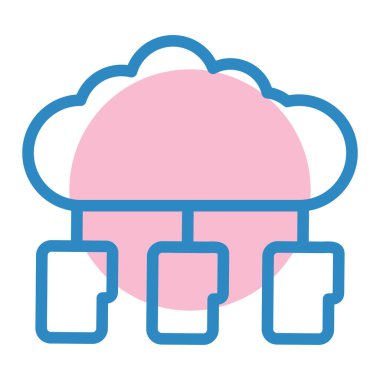 Bulut hesaplama. Web simgesi