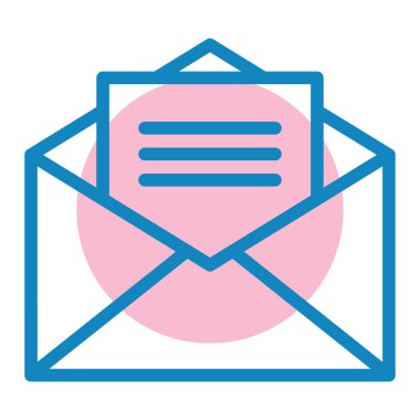 E- posta simgesi vektör illüstrasyonu