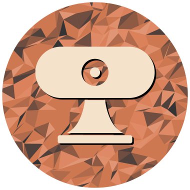 Simgeli dijital aygıt. vektör çizimi