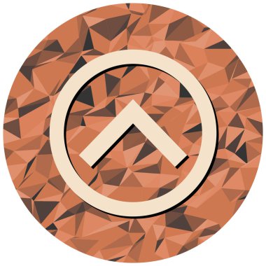 ok modern simgesinin vektör illüstrasyonu