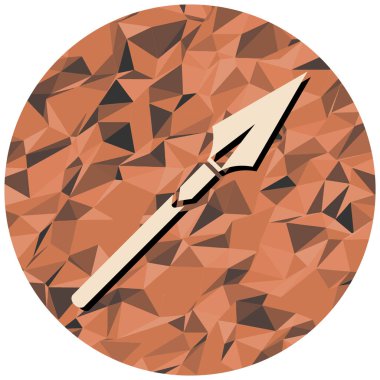 Bıçak ikonu. Beyaz arkaplanda izole edilmiş balta vektör simgelerinin düz çizimi