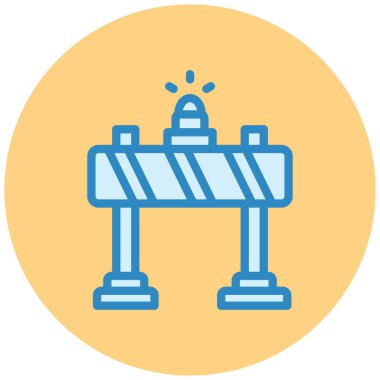 Yol simgesi, vektör illüstrasyonu