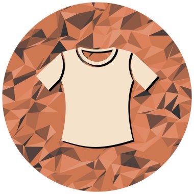 Tişört tasarımının vektör çizimi