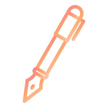 Dolma kalem simge vektör çizim