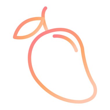 mango. Web simgesi basit illüstrasyon 