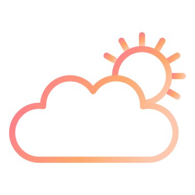 Güneş Simgesi Vektör illüstrasyonu