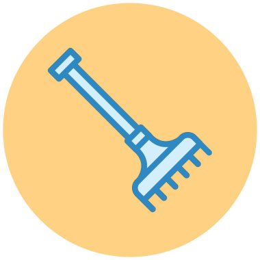 Kürek simgesinin vektör illüstrasyonu